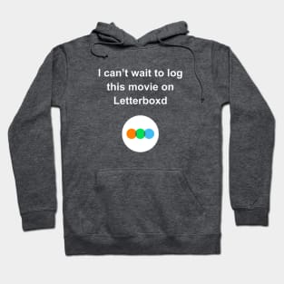 letterboxd log white Hoodie